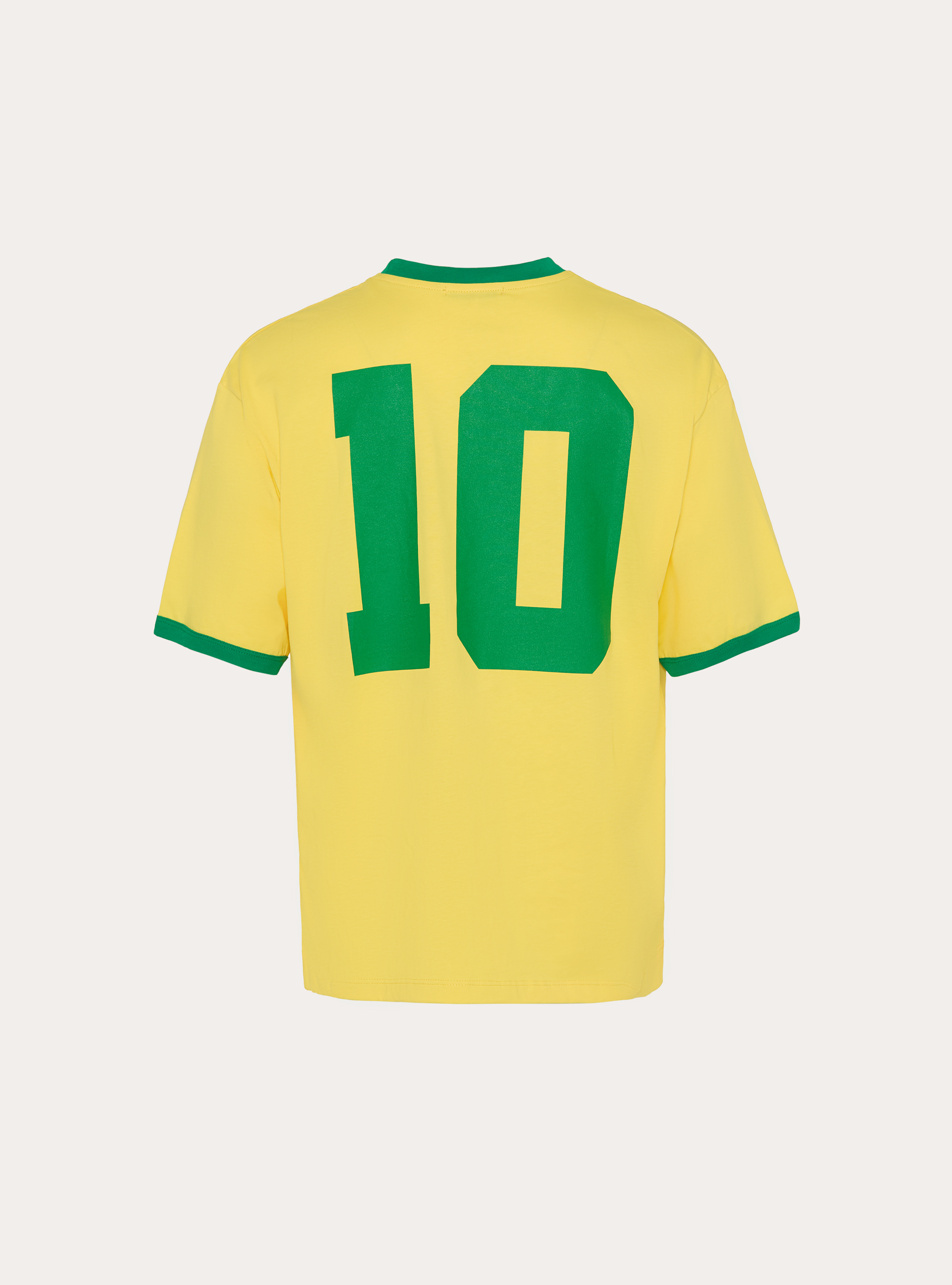 T-shirt boxy fit con stampa mondiali, YE2 YELLOW MEDIUM